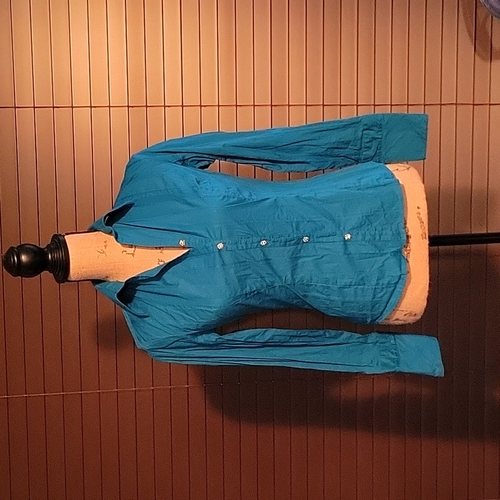 George Fitted Button Down Blouse